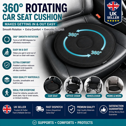 360 degree rotating cushion - degree,