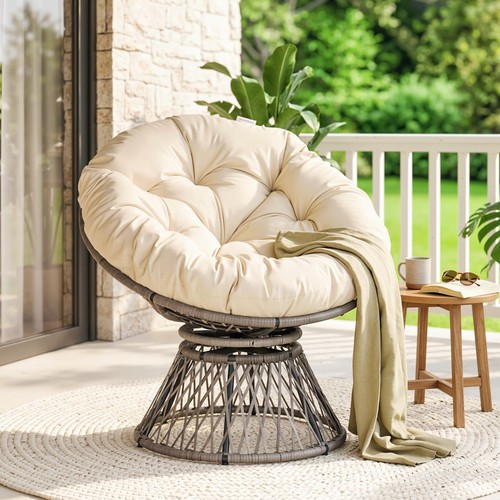360 swivel rattan - rattan, papasan