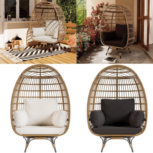 Swivel egg chair rattan - swivel,