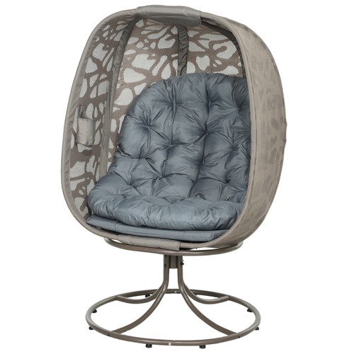 Outsunny foldable egg chair - outsunny,