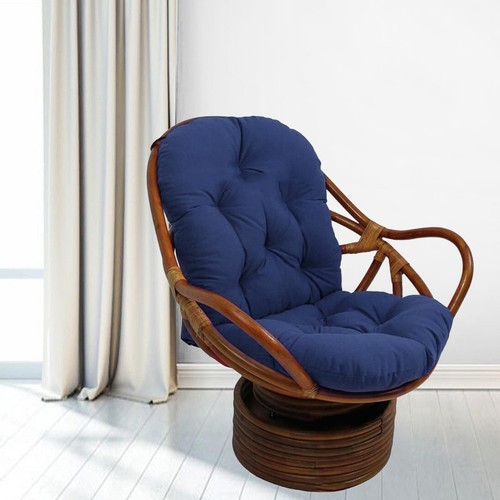 Textured rattan wicker swivel - rattan,