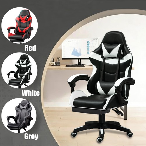 Gaming chair leather office - chair,