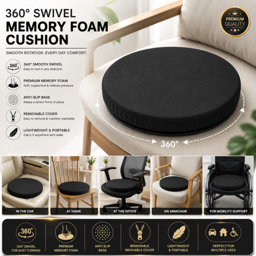 360 swivel seat cushion - swivel,