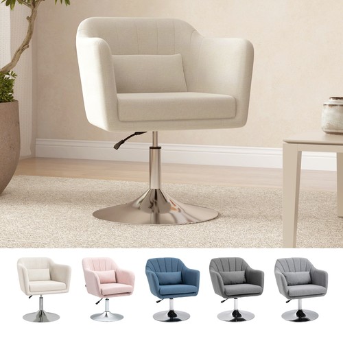 Stylish retro linen swivel - stylish,