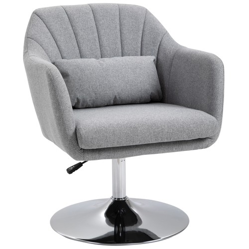 Homcom retro linen swivel tub - homcom,