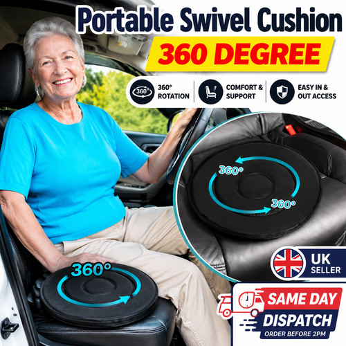Portable swivel cushion - swivel,