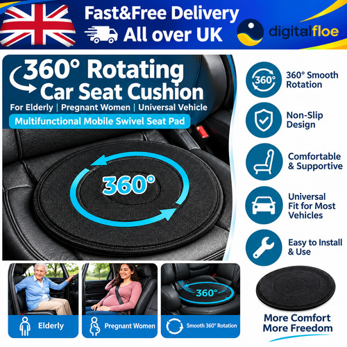 360 swivel seat cushion - 360°,